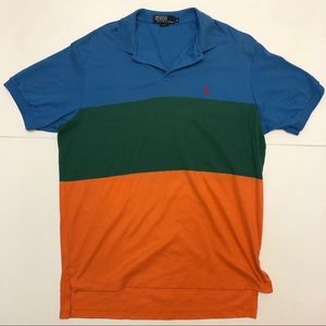 Vintage Color block Ralph Lauren Polo